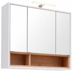 Zrcadlová skříňka MILANO, šířka/výška/hloubka: 80/72/23 cm