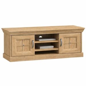 KOMODA POD TELEVIZI CANNES barvy dubu š/v/hl : 143/62/47 cm